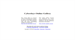 Desktop Screenshot of gallery.cyberday.de