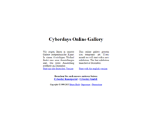 Tablet Screenshot of gallery.cyberday.de